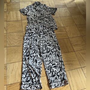 BCBGMAXAZRIA Womens 2 Pc Pajama Pants Set